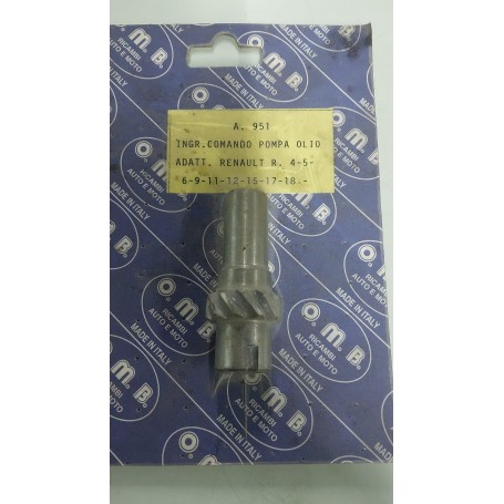 INGRANAGGIO POMPA OLIO RENAULT R4 R5 R6 9-11-12-15-17 13371- 555485700 - 0555485700 CASSA 29/A