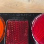 PLASTICA fanale gemma POSTERIORE SINISTRO carello autocarro epoca FIAT OM