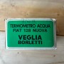 (A)TERMOMETRO INDICATORE TEMPERATURA ACQUA FIAT 128 VEGLIA BORLETTI