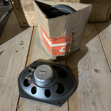 (A) COPPIA CASSE AUTOPARLANTI PER AUTO D EPOCA UNICARS HOLYDAY