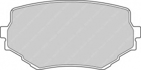 pastiglie freno anteriori - ferodo