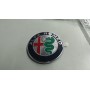 FREGIO LOGO STEMMA ANTERIORE ORIGINALE ALFA ROMEO DIAMETRO 75 GIULIETTA MITO TONALE NUOVO 50541293 CASSA 190/A