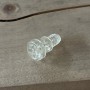 (A)VITI PLASTICA FANALE BIANCA TRASPARENTE 17MM D'EPOCA CONFEZIONE INTERA