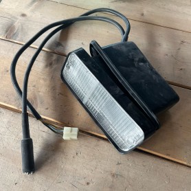 (A)FIAT 131 ABARTH FANALI FRECCE ANTERIORI MARCA LEART LAMPS CARELLO COMPLETO