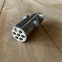 (A) SPINA 24V IN ALLUMINIO 7 POLI CONNESSIONE A SPINA PIATTA TIPO S
