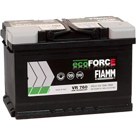 BATTERIA AUTO FIAMM 70AH VR760 12V 760A AGM