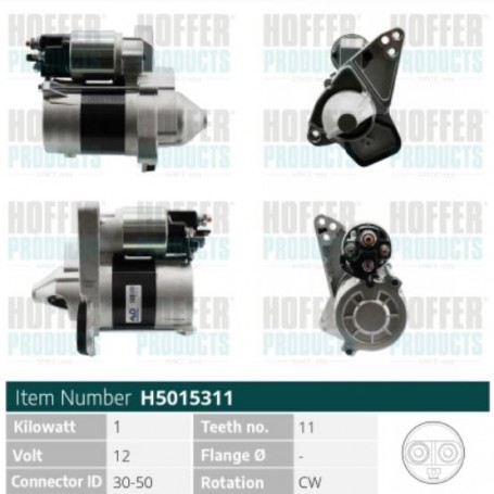 H5015311 - MOTORINO AVVIAMENTO SMART 453 RENAULT DACIA DISP. HOFFER