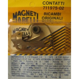 KIT 3 COPPIE PUNTE PLATINATE CONTATTI AUTOBIANCHI FIAT CASSA 254/A