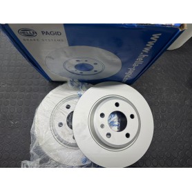 COPPIA DISCHI FRENO POSTERIORE AUDI A4 - A5 - A6 - A7 - Q5 DISP. HELLA PAGID SCAFF.330