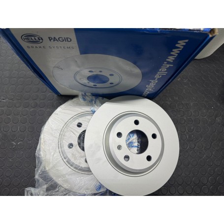 COPPIA DISCHI FRENO POSTERIORE AUDI A4 - A5 - A6 - A7 - Q5 DISP. HELLA PAGID SCAFF.330