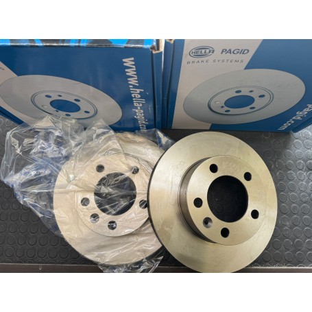 COPPIA DISCHI FRENO ANTERIORI RENAULT MASTER NV400 OPEL MOVANO DISP. HELLA PAGID SCAFF. 333