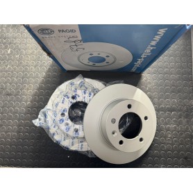 COPPIA DISCHI FRENO POSTERIORI NISSAN NV400 - OPEL MOVANO - RENAULT MASTER DISP. HELLA PAGID SCAFF. 334