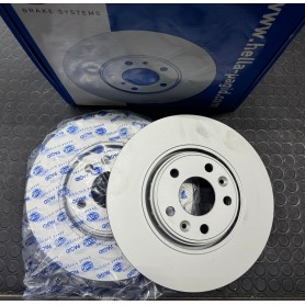 COPPIA DISCHI FRENO ANTERIORI RENAULT CLIO IV - SCENIC - TALISMAN DISP. HELLA PAGID SOTTO SCAFF. 334