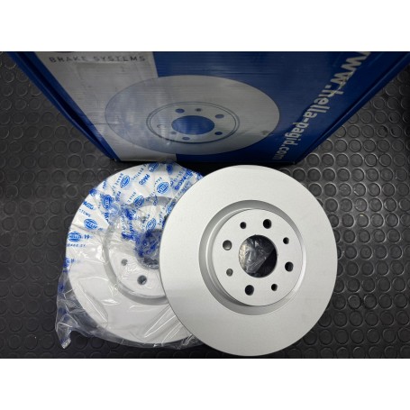 COPPIA DISCHI FRENO ANTERIORI FIAT STILO - LANCIA DELTA - ALFA ROMEO MITO DISP. HELLA PAGID SOTTO SCAFF. 334