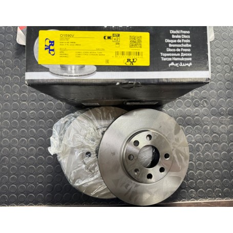 COPPIA DISCHI FRENO ANTERIORI OPEL CORSA C - COMBO DISP. LPR SOTTO SCAFF. 339