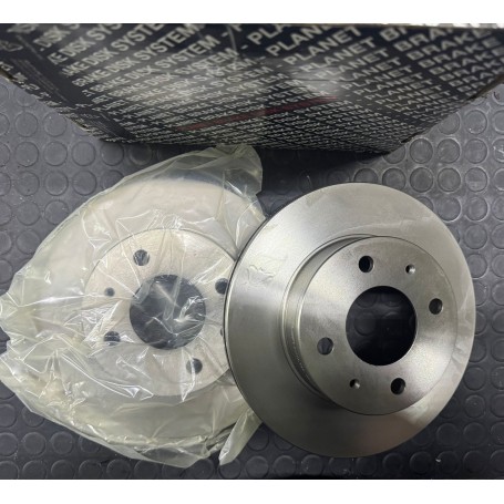 COPPIA DISCHI FRENO ANTERIORI HYUNDAI ATOS DISP. PLANET SOTTO SCAFF. 339