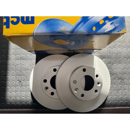 COPPIA DISCHI FRENO ANTERIORI DACIA DUSTER RENAULT MEGANE DISP. METELLI SOTTO SCAFF. 339
