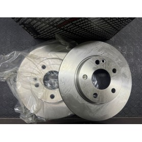 COPPIA DISCHI FRENO ANTERIORI MERCEDES CLASSE A W169 - CLASSE B W245 DISP. PLANET SCAFF. 339