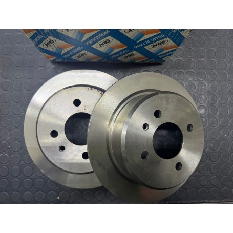 COPPIA DISCHI FRENO POSTERIORI BMW SERIE 3 E21 E30 DISP. GRAF SCAFF. 338