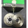 COPPIA DISCHI FRENO ANTERIORI DACIA LOGAN - RENAULT CLIO DISP. PILENGA SCAFF. 338