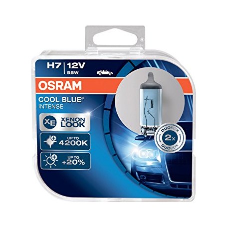 KIT LAMPADE OSRAM H7 COOL BLUE + 20 % 5000K