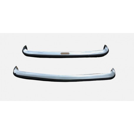 4200206 - LAME PARAURTI ANTERIORE E POSTERIORE CROMATO FIAT 128 BERLINA 1°S 69-72 ORIGINALE