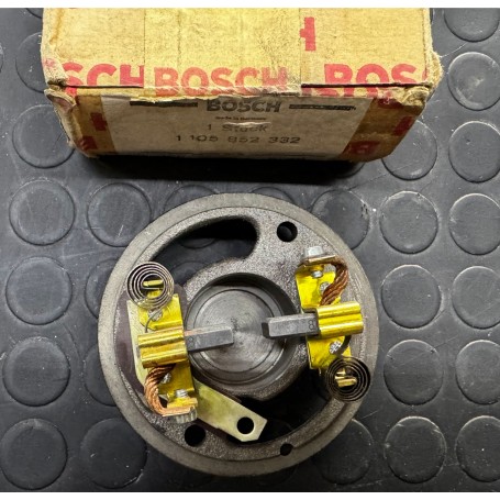 SUPPORTO PORTASPAZZOLE DINAMO ALTERNATORE AUTO D'EPOCA DISP. BOSCH SCAFF. D PIAN. 15