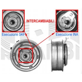 TB527 - CUSCINETTO TENDICINGHIA DISTRIBUZIONE AUDI VOLKSWAGEN MOTORI BENZINA DISP. SKF VKM11113 SCAFF.D PIAN. 16