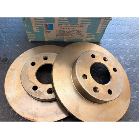 V142 - COPPIA DISCHI FRENO ANTERIORI RENAULT 18 - FUEGO DISP. PARS SCAFF. 340