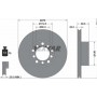 COPPIA DISCHI FRENO ANTERIORE PER MERCEDES:CLASSE S/SL/SLCOUPE - COD. ORIG. MERCEDES 1164200205