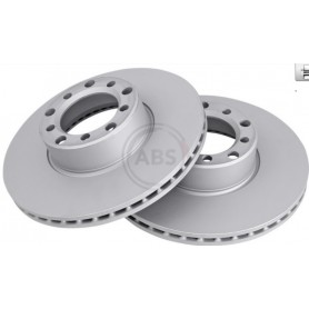 COPPIA DISCHI FRENO ANTERIORE PER MERCEDES:CLASSE S/SL/SLCOUPE - COD. ORIG. MERCEDES 1164200205