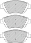 PASTIGLIE FRENO ANTERIORI CITROEN C3-DS3-PEUGEOT 2008 DISP FERODO FDB4288 POSIZ.ORIGINALE