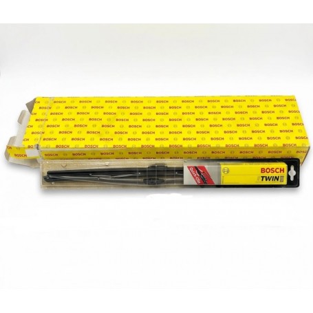 3397001013 - COPPIA DI SPAZZOLE TERGICRISTALLO PER MERCEDES ORIGINALE BOSCH REALIZZATE IN ACCIAIO SATINATO