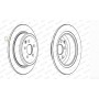 COPPIA DISCHI FRENO POSTERIORE PER CITROEN:EVASION - PEUGEOT:806 - FIAT:ULYSSE - DISP.LPR F2141P