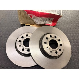 COPPIA DISCHI FRENO ANTERIORI PER AUDI - VW - CUPRA - SEAT - SKODA - DISP. BREMBO 09.9772.11