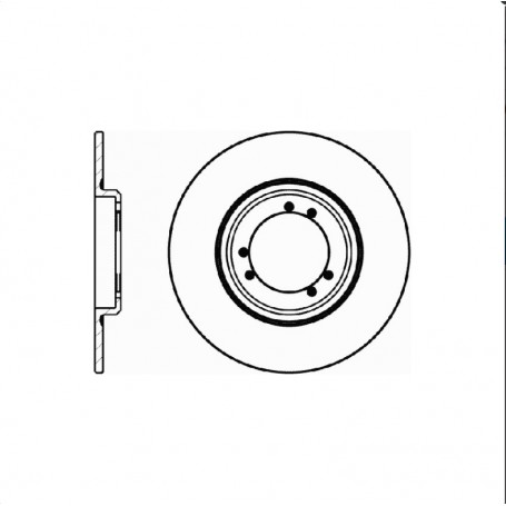 5174 - COPPIA DISCHI FRENO ANTERIORI CITROEN GS 1.0 1.1 1.2 AMI 8 - AMI 10 PILENGA 5174 - 95535891- GX253901A