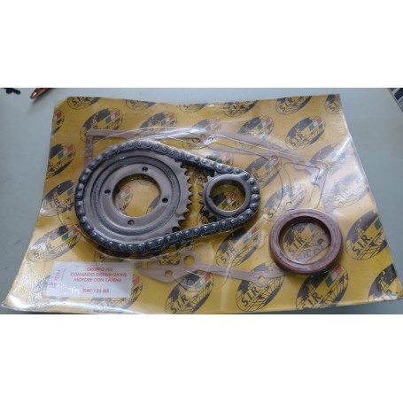 KIT CATENA DISTRIBUZIONE FIAT 126BIS - CINQUECENTO 704CC CASSA 19