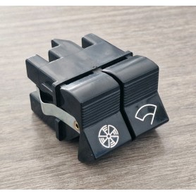 INTERRUTTORE TERGICRISTALLI E VENTOLA RISCALDAMENTO FIAT 1100 R 1300 1500 CASSA 20