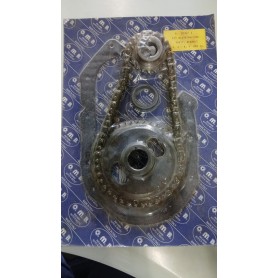 KIT CATENA DISTRIBUZIONE COMPLETA DI GUARNIZIONE ED INGRANAGGI RENAULT 4 / R6 / 850CC CASSA 145/A
