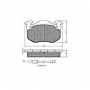 FDB537 - PASTIGLIE FRENO ANTERIORI PEUGEOT 205 MARCA PAGID CASSA 51/A