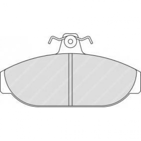 PASTIGLIE FRENO ANTERIORI VOLVO 740 -760 CASSA 51/A MARCA TIC ROULAND