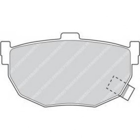 PASTIGLIE FRENO POSTERIORI HYUNDAI S COUPE' BLUPRINT ADG04222