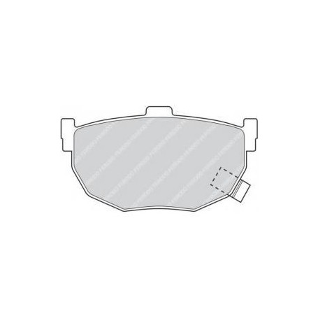 FDB638 - PASTIGLIE FRENO POSTERIORI HYUNDAI S COUPE' BLUPRINT ADG04222