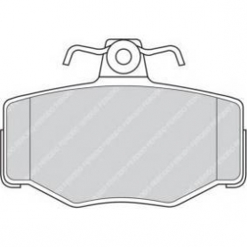 PASTIGLIE FRENO POSTERIORI NISSAN ALMERA 