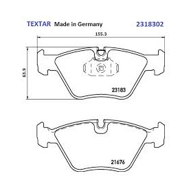 PASTIGLIE FRENO ANTERIORI BMW X3