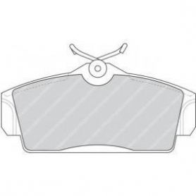 PASTIGLIE FRENO ANTERIORI NISSAN ALMERA TINO FERODO