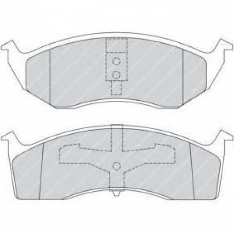 PASTIGLIE FRENO ANTERIORI GRAN VOYAGER FERODO