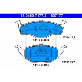pastiglie freno anteriori - ferodo