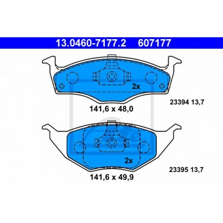 pastiglie freno anteriori - ferodo