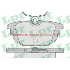 PASTIGLIE FRENO POSTERIORI FIAT BRAVO - COUPE - MAREA - ALFA ROMEO DISP RAL(LPR) 05P736 POS.ORIGIN.